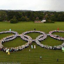 Community share the Olympic spirit